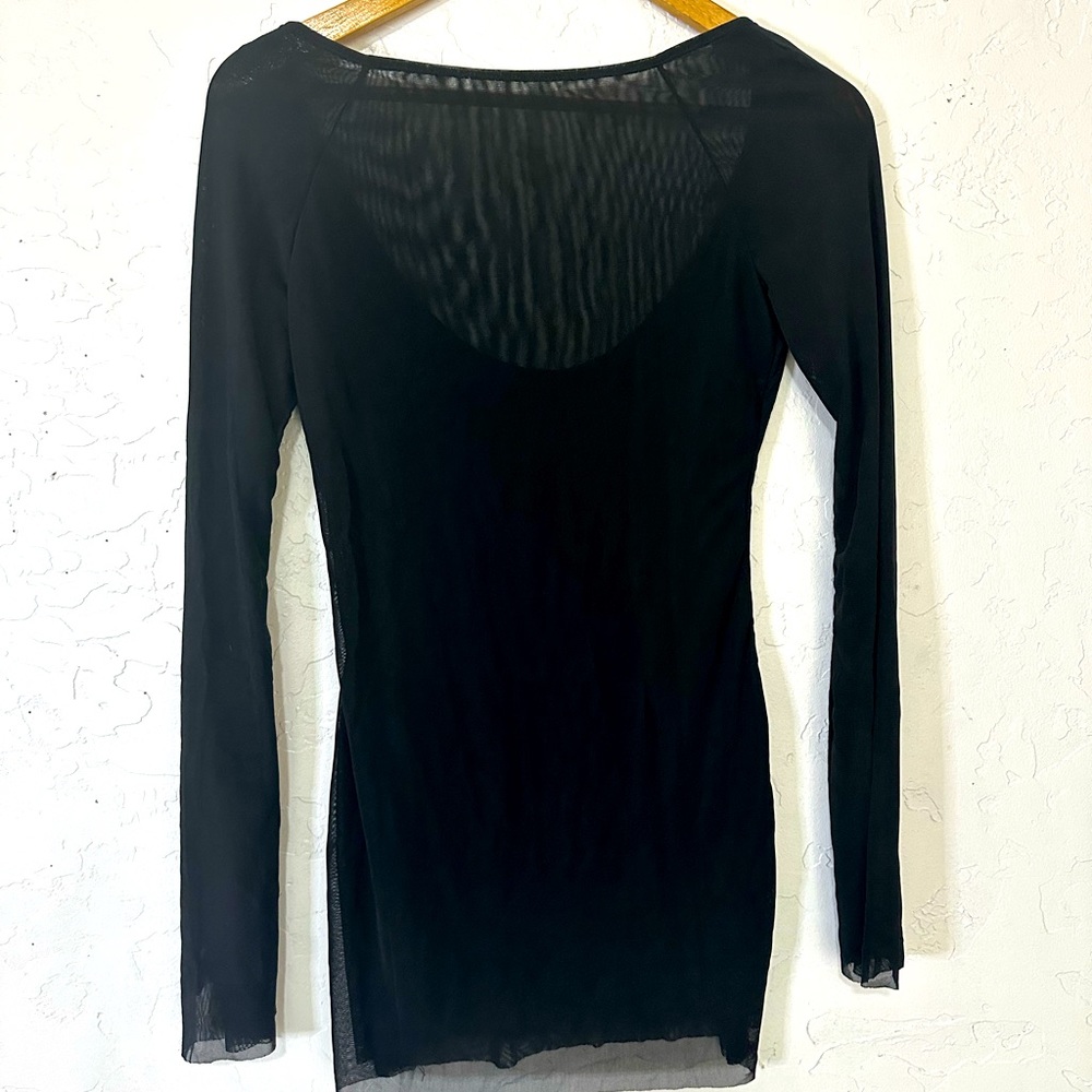 Sheer mini cover up